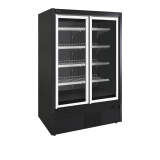Congélateur vertical vitré EXTRA1250FD ( 880 / 850 L) Noir 38507 TEFCOLD-mondialchr.com