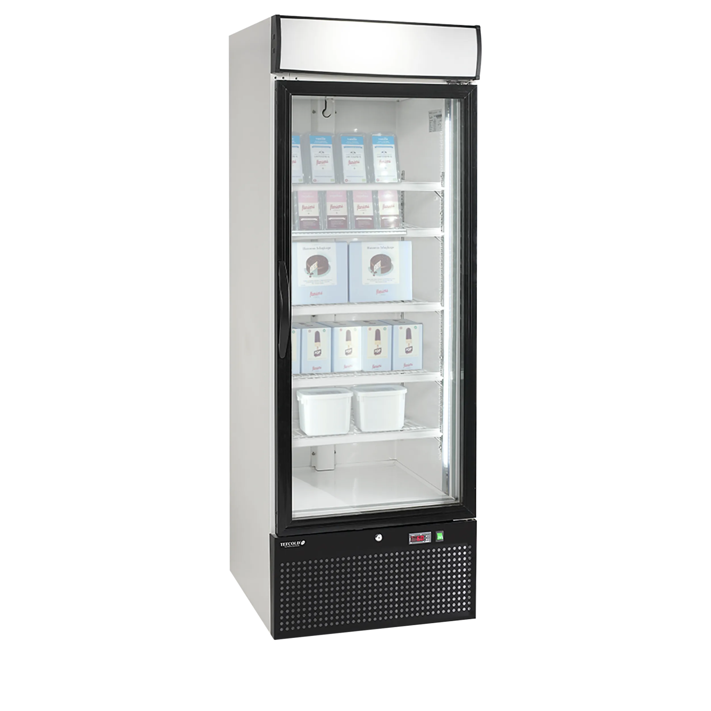 Congélateur vertical vitré NF2500G (515 / 412 L) Blanc 16191 TEFCOLD-mondialchr.com