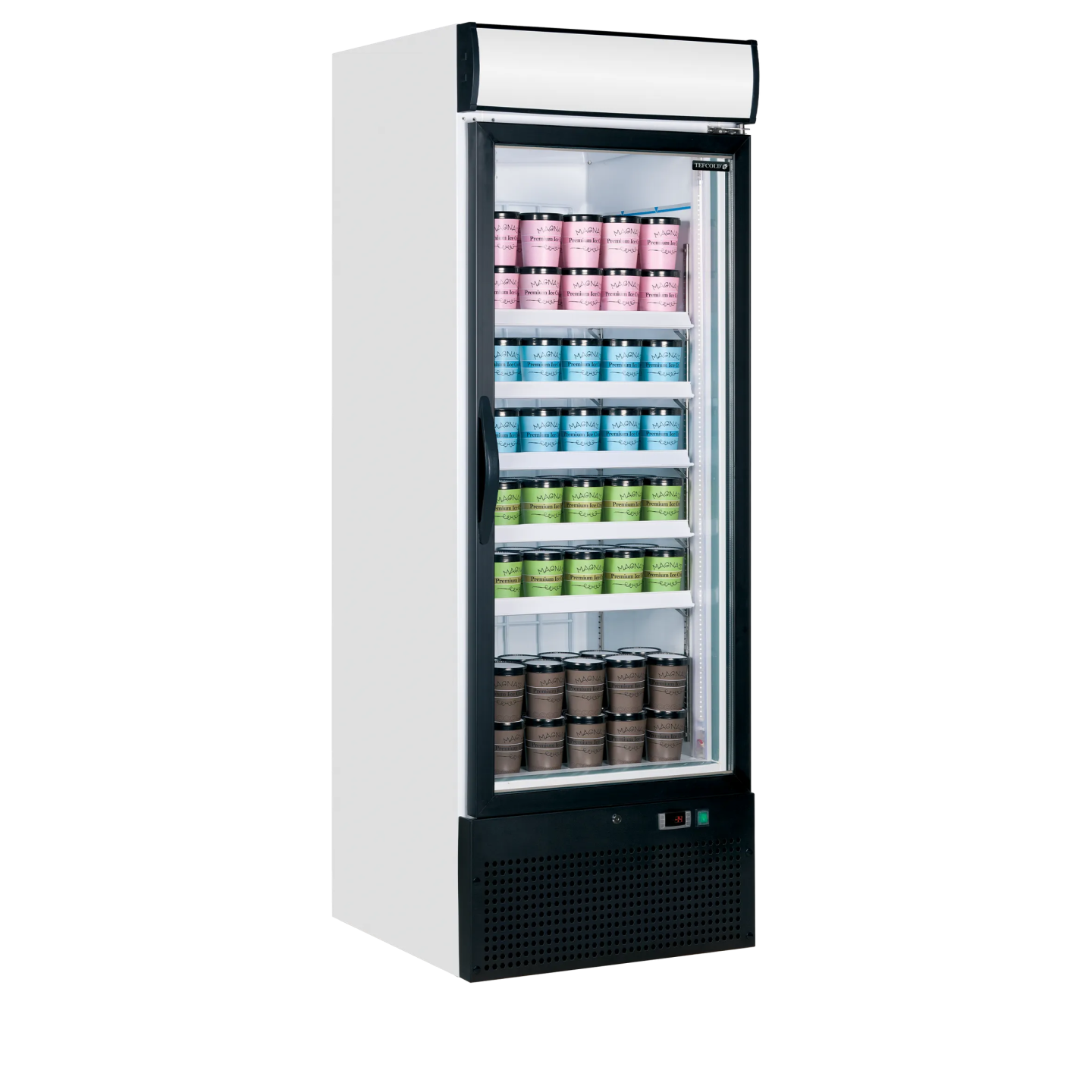 Congélateur vertical vitré NF2500G (515 / 412 L) Blanc 16191 TEFCOLD-mondialchr.com