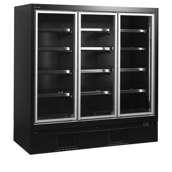 Congélateur vertical vitré EXTRA1875FD (1350 / 1270 L) Noir 38526 TEFCOLD-mondialchr.com