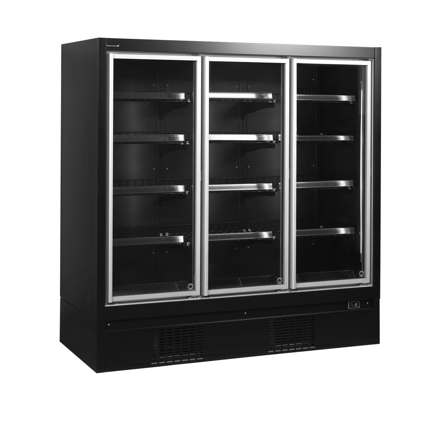 Congélateur vertical vitré EXTRA1875FD (1350 / 1270 L) Noir 38526 TEFCOLD-mondialchr.com