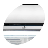 Congélateur vertical vitré UFFS370GCP (300 / 270 L) Blanc 32446 TEFCOLD-mondialchr.com