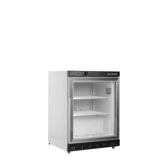 Congélateur vertical vitré UF200G (200 / 120L) Blanc 33858 TEFCOLD-mondialchr.com