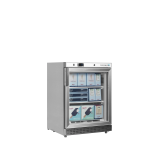 Congélateur vertical vitré UF200SG (200 / 120L) Inox 33859 TEFCOLD-mondialchr.com