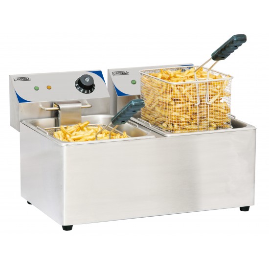 Friteuse électrique 2 x 8 litres Casselin