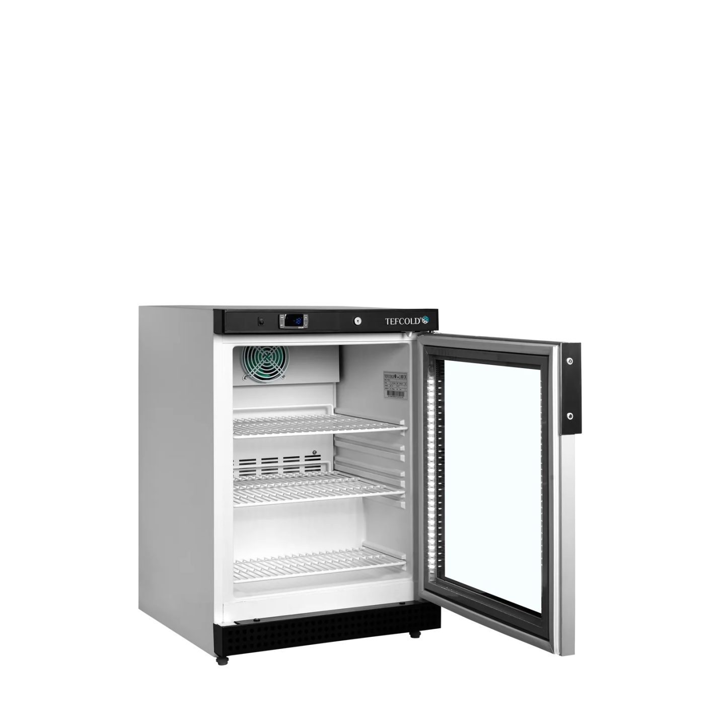 Congélateur vertical vitré UF200VG (200 / 120L) Blanc 33863 TEFCOLD-mondialchr.com