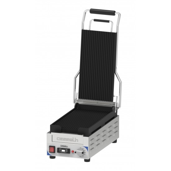 Grill panini compact Premium Rainurée - Rainurée avec minuteur Casselin