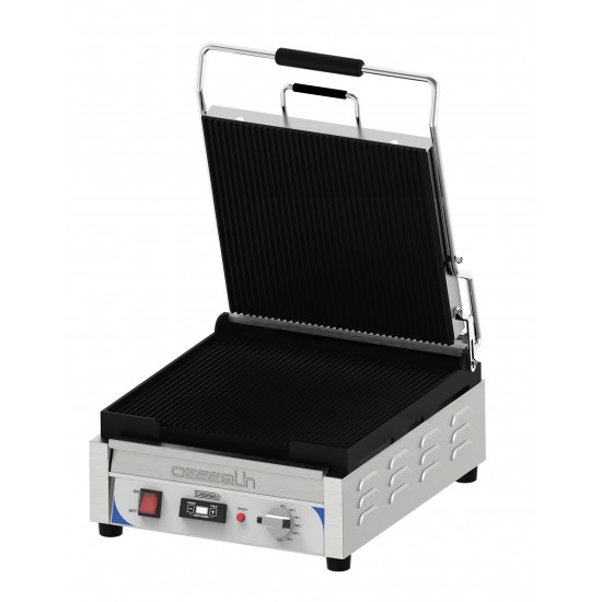 Grill panini XL Premium Rainurée - Rainurée avec minuteur Casselin