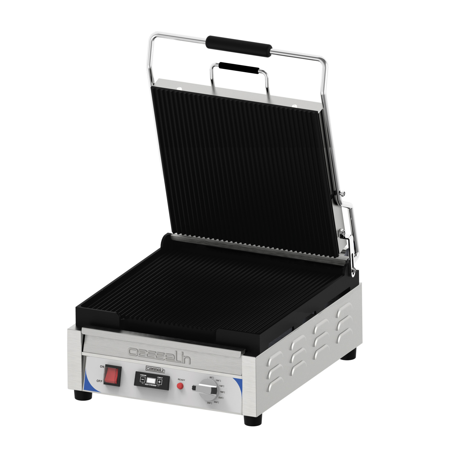 Grill panini XL Premium Rainurée - Rainurée avec minuteur Casselin