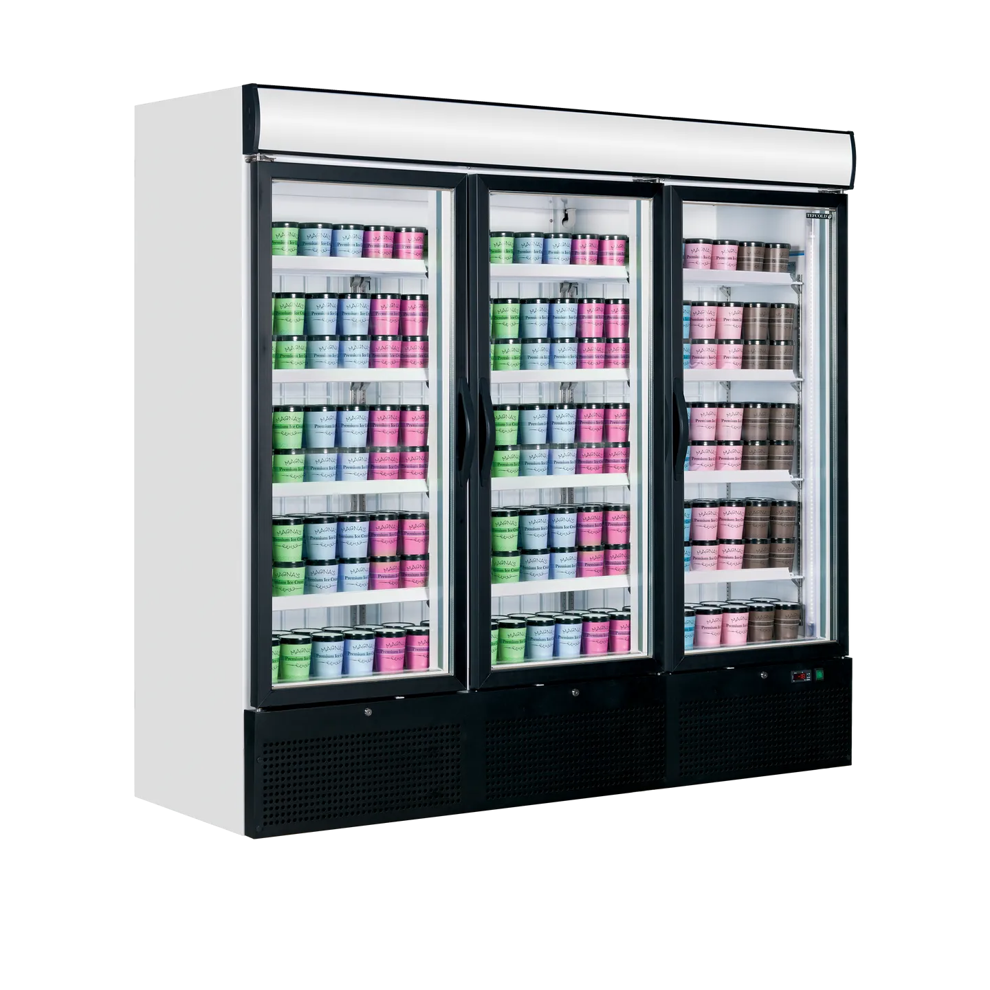 Congélateur vertical vitré NF7500G (1784 / 1657 L) Blanc 31551 TEFCOLD-mondialchr.com
