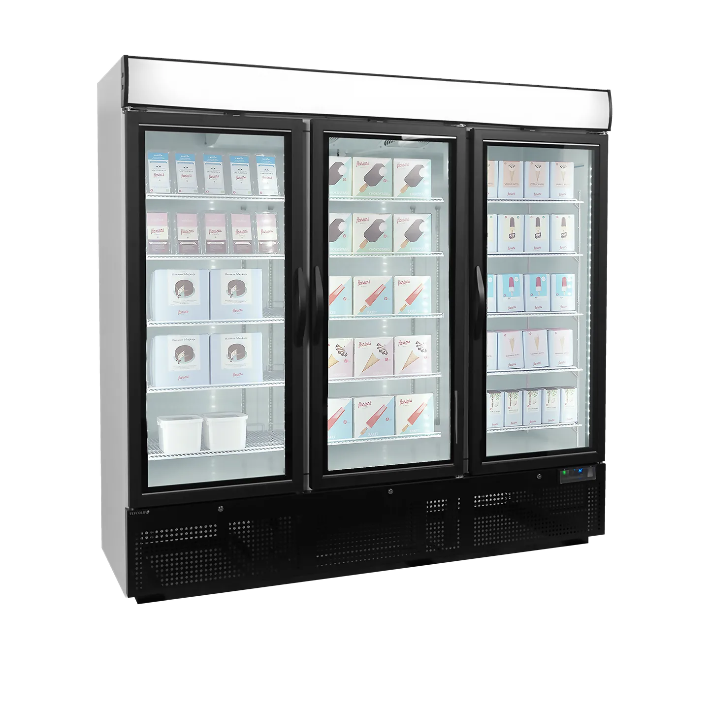 Congélateur vertical vitré NF7500G (1784 / 1657 L) Blanc 31551 TEFCOLD-mondialchr.com