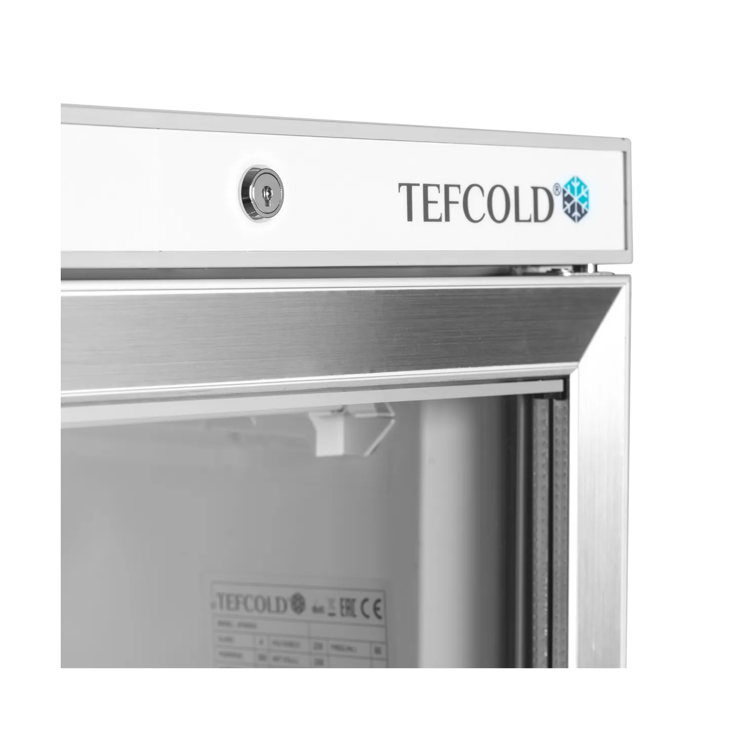 Congélateur vertical vitré UF400SG (400 / 340 L) Inox 33857 TEFCOLD-mondialchr.com