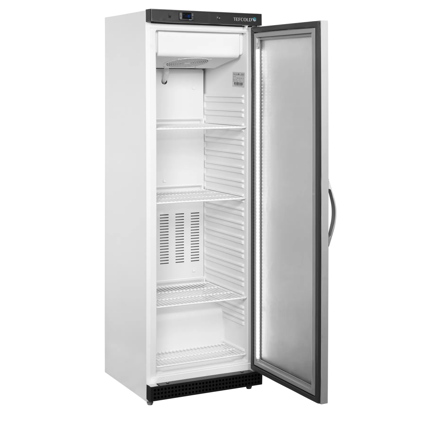 Congélateur vertical vitré UF400VG (400 / 340 L) Blanc 33867 TEFCOLD-mondialchr.com