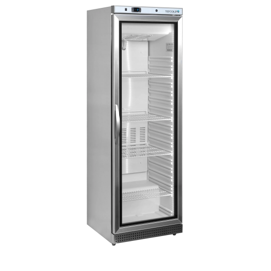Congélateur vertical vitré UF400VSG (400 / 340 L) Inox 33868 TEFCOLD-mondialchr.com