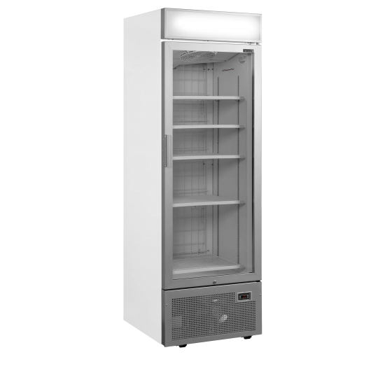 Congélateur vertical vitré UFSC1450GCP NF Silver (544 / 440L) Blanc 43907 TEFCOLD-mondialchr.com