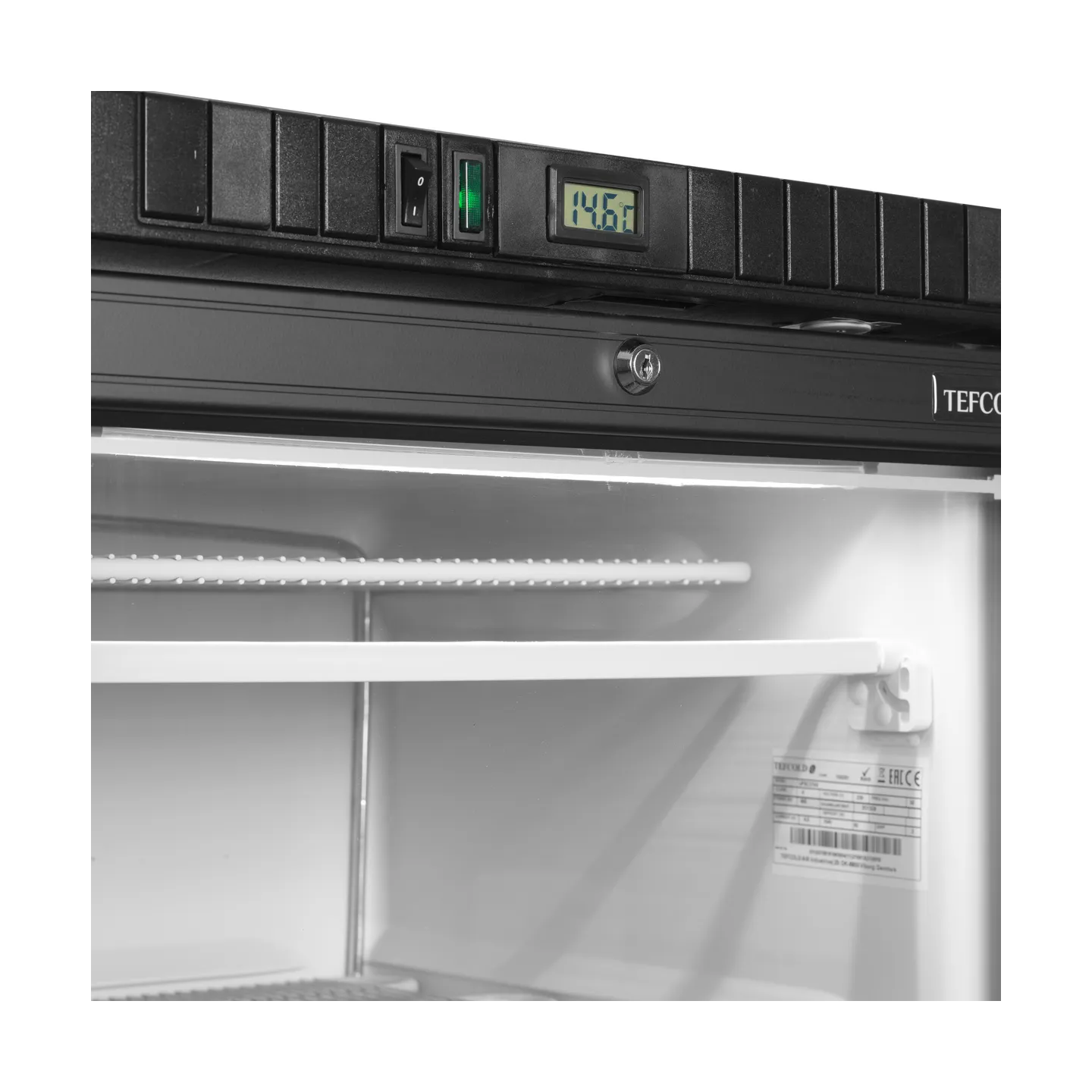 Congélateur vertical vitré UFSC371G ( 300 / 270L) Blanc 45390 TEFCOLD-mondialchr.com