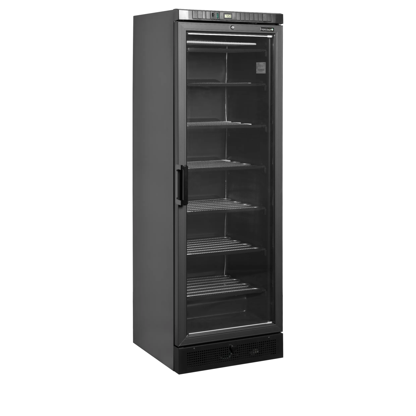 Congélateur vertical vitré UFSC371G Black ( 300 / 270L) Noir 45479 TEFCOLD-mondialchr.com