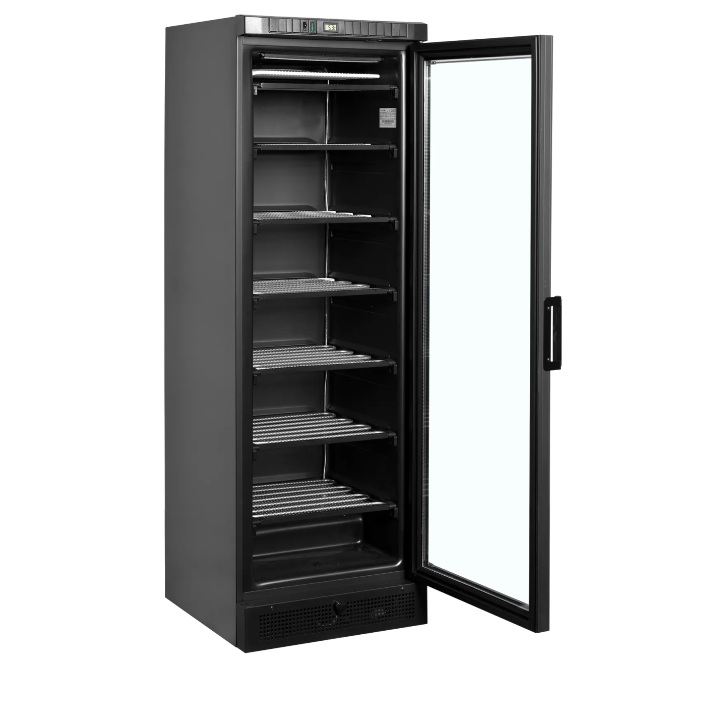 Congélateur vertical vitré UFSC371G Black ( 300 / 270L) Noir 45479 TEFCOLD-mondialchr.com