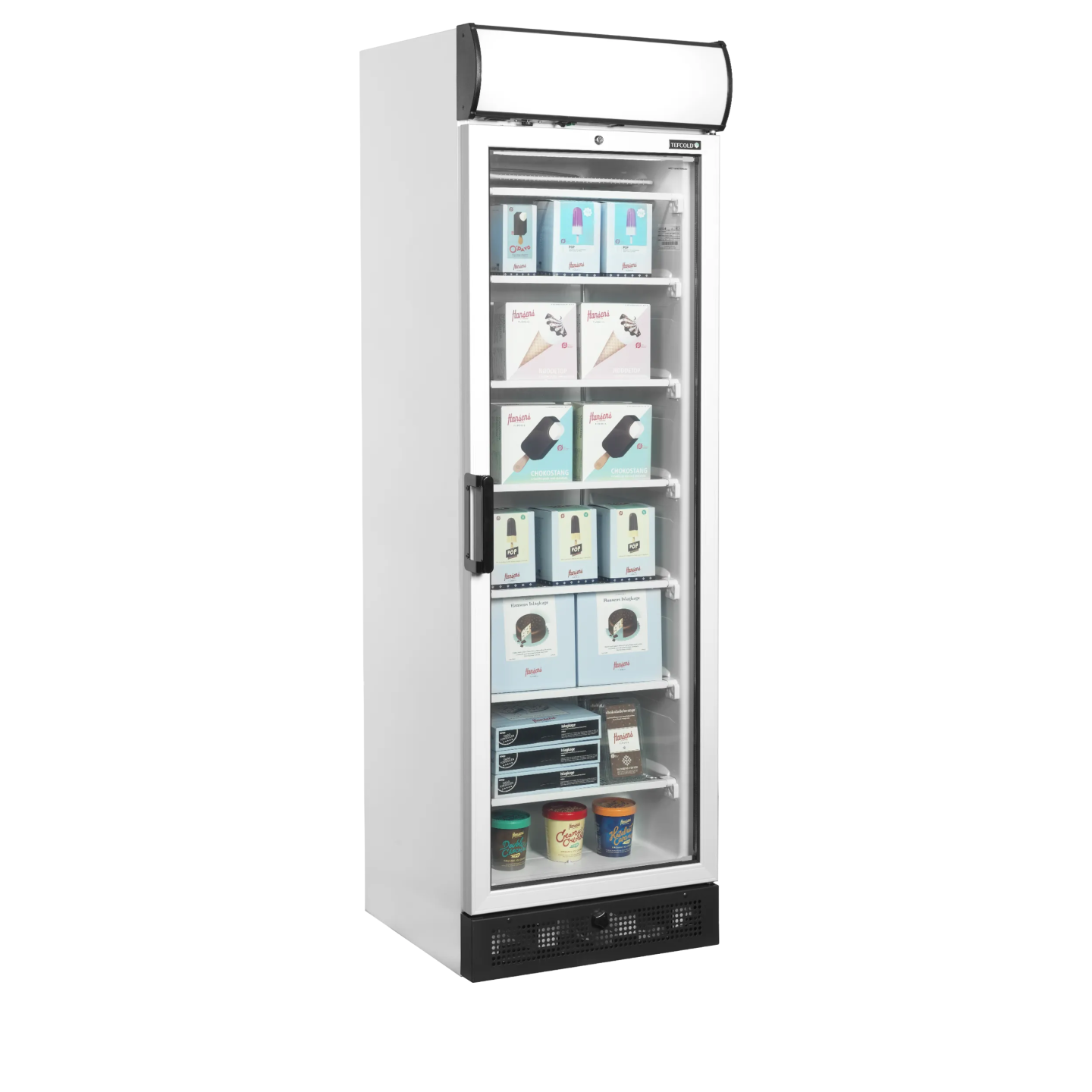 Congélateur vertical vitré UFFS371GCP ( 300 / 270L) Blanc 46986 TEFCOLD-mondialchr.com