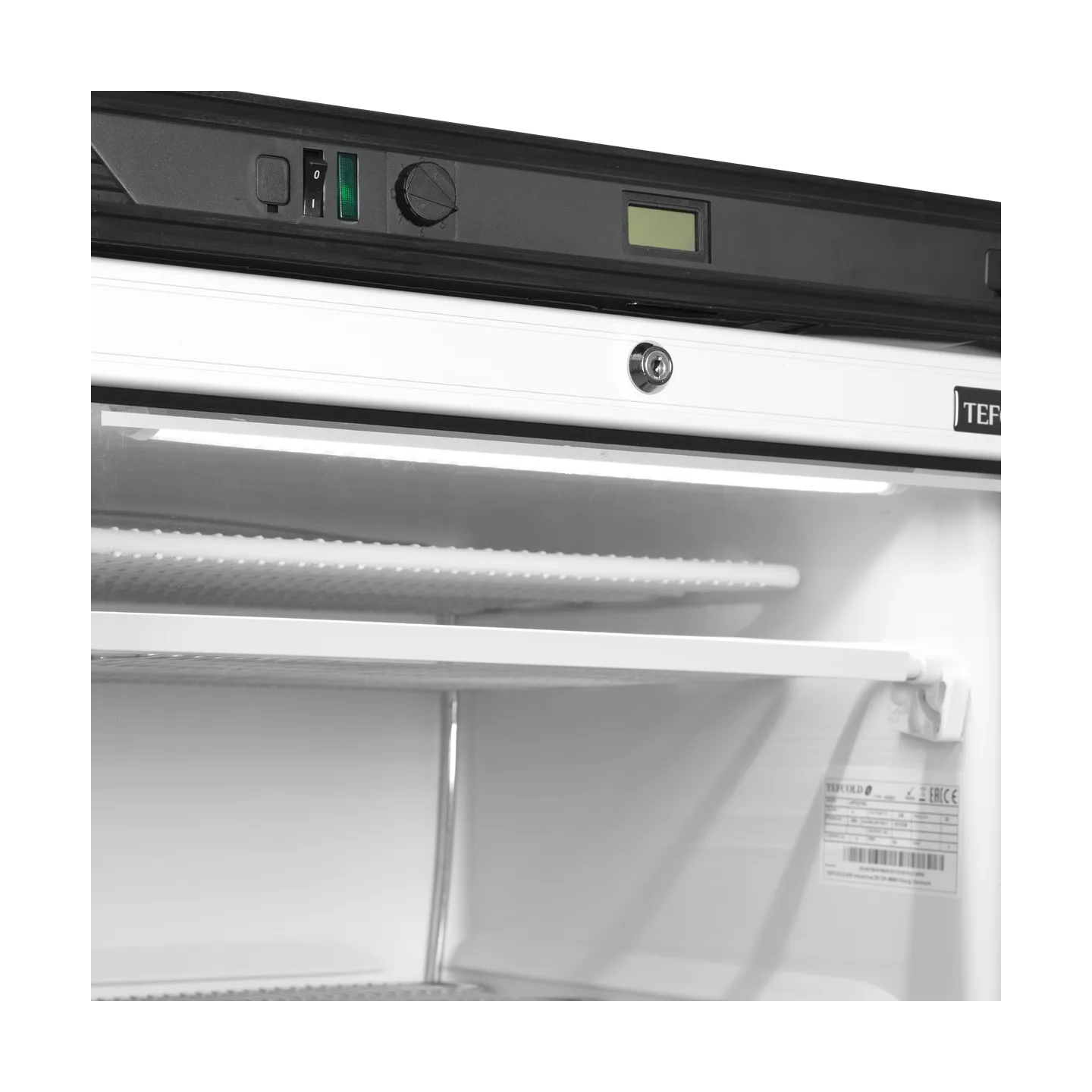 Congélateur vertical vitré UFFS371G ( 300 / 270L) Blanc 46987 TEFCOLD-mondialchr.com