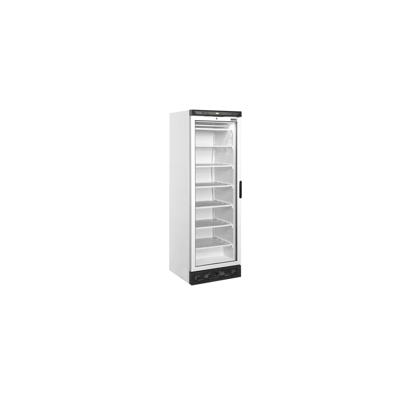 Congélateur vertical vitré UFFS371G L/H ( 300 / 270L) Blanc 46988 TEFCOLD-mondialchr.com