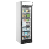 Congélateur vertical vitré UFSC371GCP ( 300 / 270L) Blanc 47055 TEFCOLD-mondialchr.com