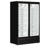 Congélateur vertical vitré Atom Maxi F2DB (1006 / 702L) Noir 47531 TEFCOLD-mondialchr.com