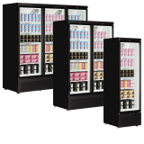 Congélateur vertical vitré Atom Maxi F3DB ( 1563 / 1090L) Noir 47533 TEFCOLD-mondialchr.com