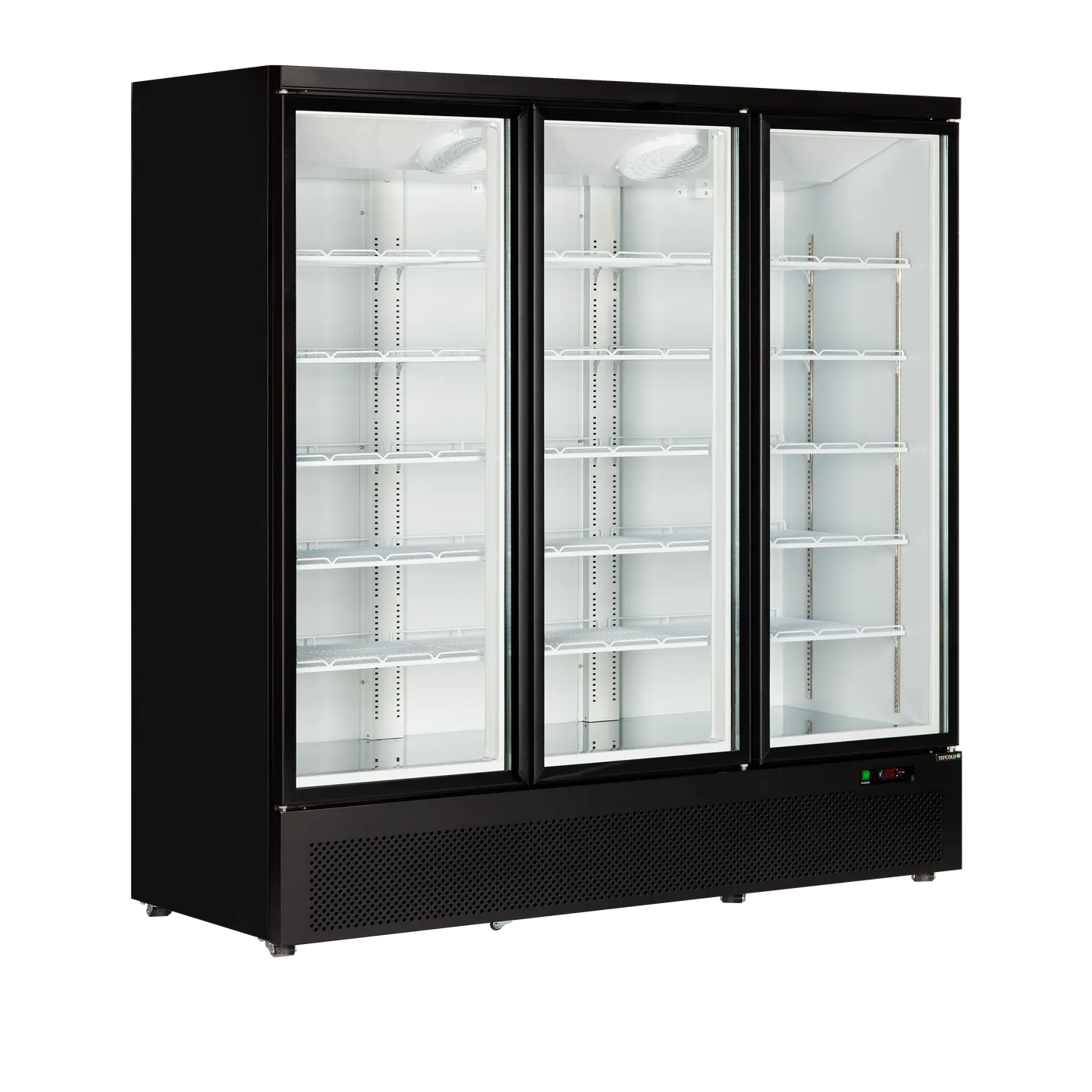 Congélateur vertical vitré Atom Maxi F3DB ( 1563 / 1090L) Noir 47533 TEFCOLD-mondialchr.com