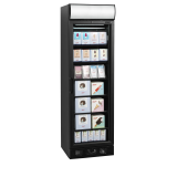 Congélateur vertical vitré UFSC371GCP Black ( 300 / 270L) Noir 49561 TEFCOLD-mondialchr.com