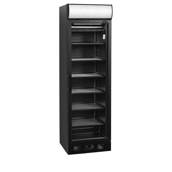 Congélateur vertical vitré UFSC371GCP Black ( 300 / 270L) Noir 49561 TEFCOLD-mondialchr.com