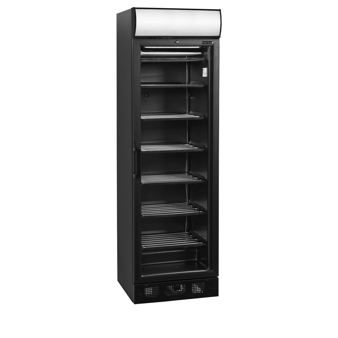 Congélateur vertical vitré UFSC371GCP Black ( 300 / 270L) Noir 49561 TEFCOLD-mondialchr.com