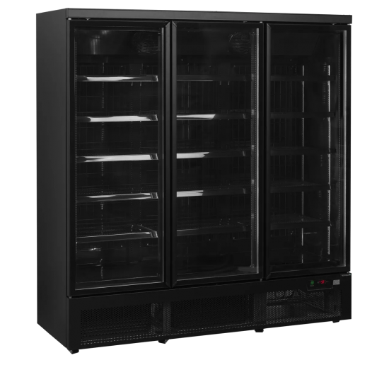 Congélateur vertical vitré Atom Maxi F3DBB (1563 / 1090L) Noir 53982 TEFCOLD-mondialchr.com