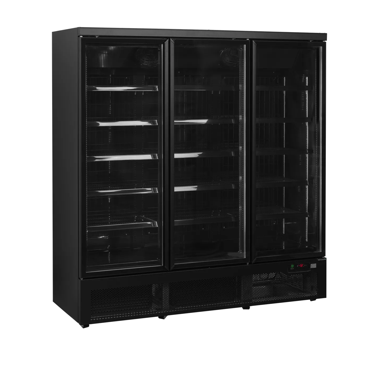 Congélateur vertical vitré Atom Maxi F3DBB (1563 / 1090L) Noir 53982 TEFCOLD-mondialchr.com