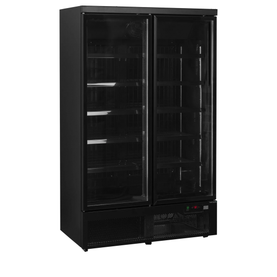 Congélateur vertical vitré Atom Maxi F2DBB (1006 / 702L) Noir 53981 TEFCOLD-mondialchr.com