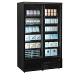 Congélateur vertical vitré Atom Maxi F2DBB (1006 / 702L) Noir 53981 TEFCOLD-mondialchr.com