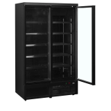 Congélateur vertical vitré Atom Maxi F2DBB (1006 / 702L) Noir 53981 TEFCOLD-mondialchr.com