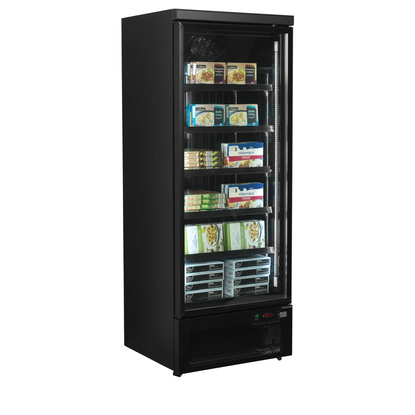Congélateur vertical vitré Atom Maxi F1DBB (560 / 390L) Noir 53980 TEFCOLD-mondialchr.com