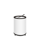 Réfrigérateur à boissons coffre CF78 (80 / 72L) blanc 49482 TEFCOLD-mondialchr.com