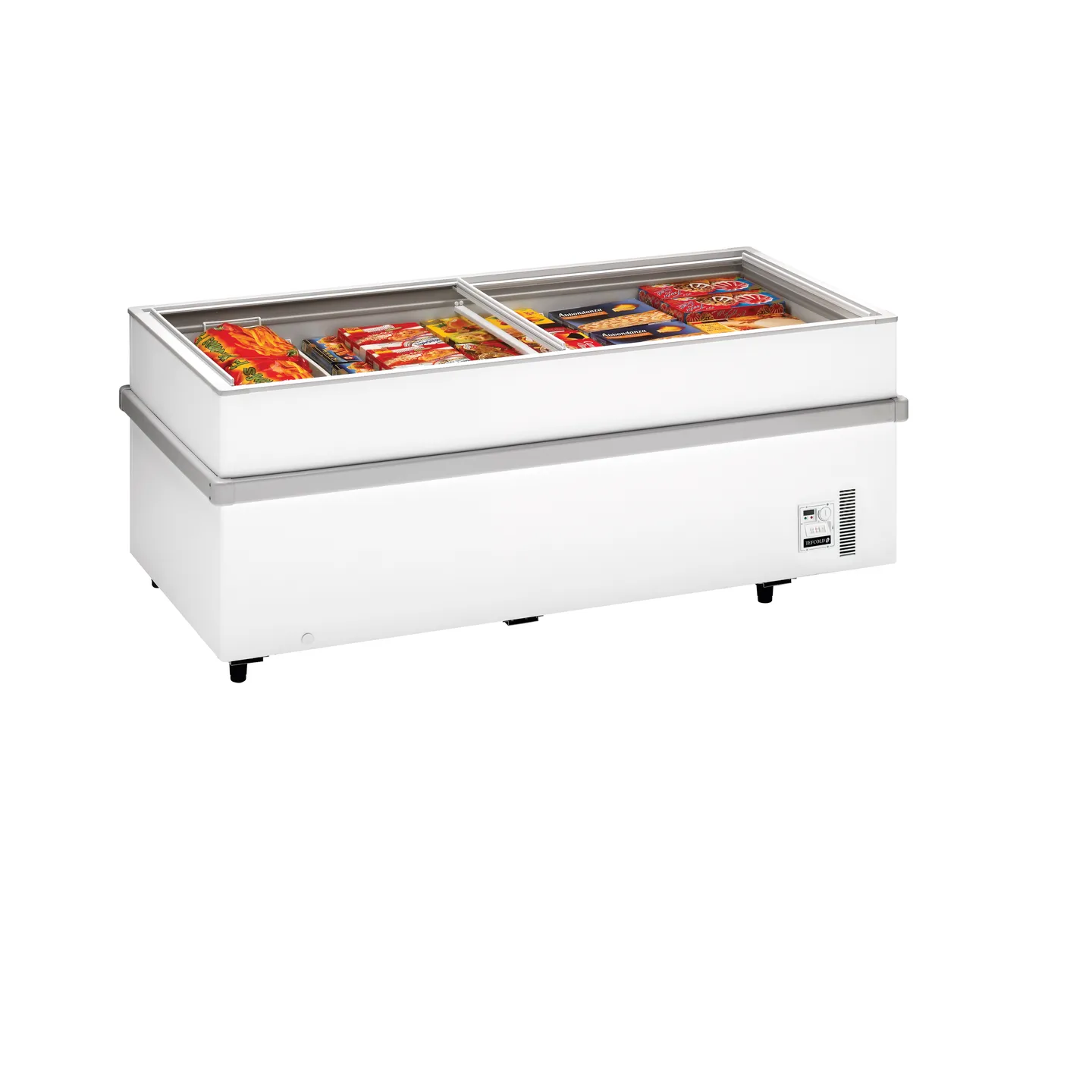 Congélateur de supermarché SSF200 blanc 16307 TEFCOLD-mondialchr.com