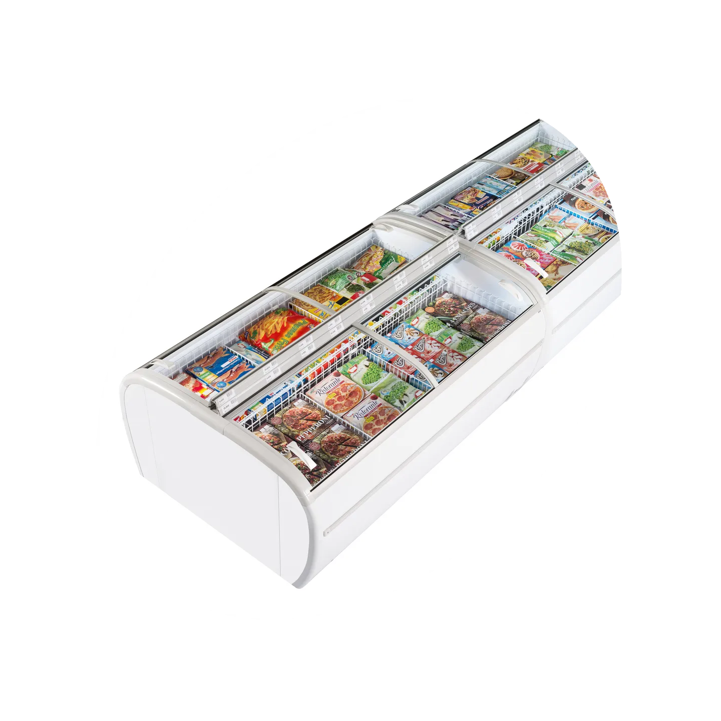 Congélateur de supermarché TWIN 220-F Blanc16321 TEFCOLD-mondialchr.com