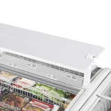 Congélateur de supermarché TWIN HEAD A-F Gris 17335 TEFCOLD-mondialchr.com