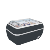 Congélateur de supermarché TWIN HEAD A-F Gris 17335 TEFCOLD-mondialchr.com