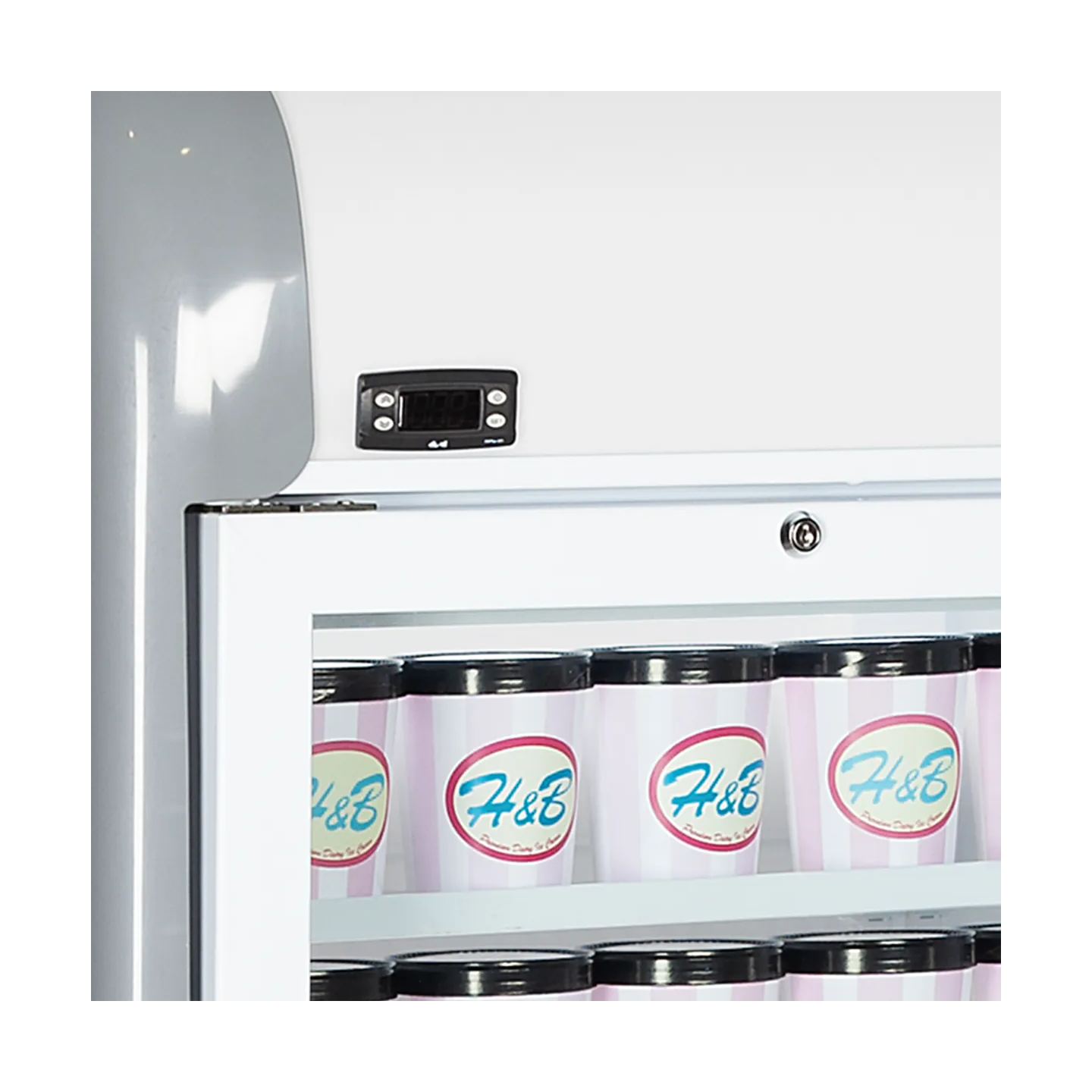 Congélateur armoire de supermarché MTF210 VS blanc 48598 TEFCOLD-mondialchr.com