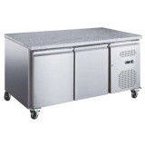 Table réfrigérée dessus granit avec portes pâtissière AA28PPDM2 AFI-mondialchr.com