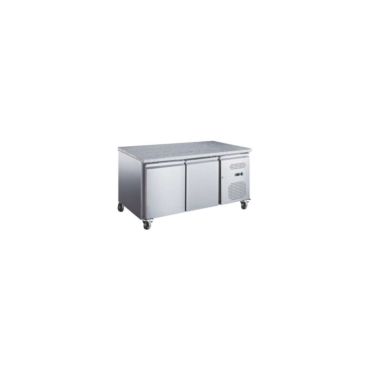 Table réfrigérée dessus granit avec portes pâtissière AA28PPDM2 AFI-mondialchr.com