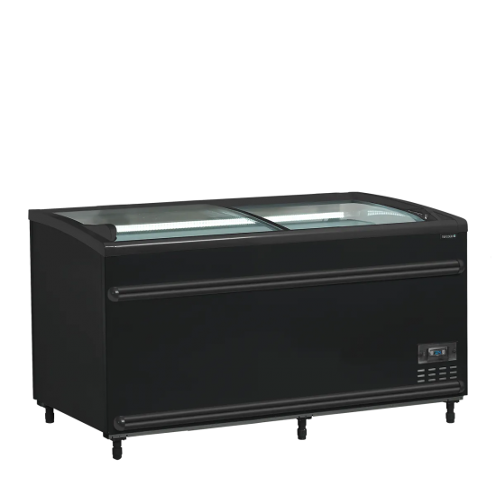 Congélateur de supermarché SFI145B-CF VS Noir 41052 TEFCOLD-mondialchr.com