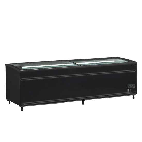 Congélateur de supermarché SFI250B-CF VS Noir 41064 TEFCOLD-mondialchr.com