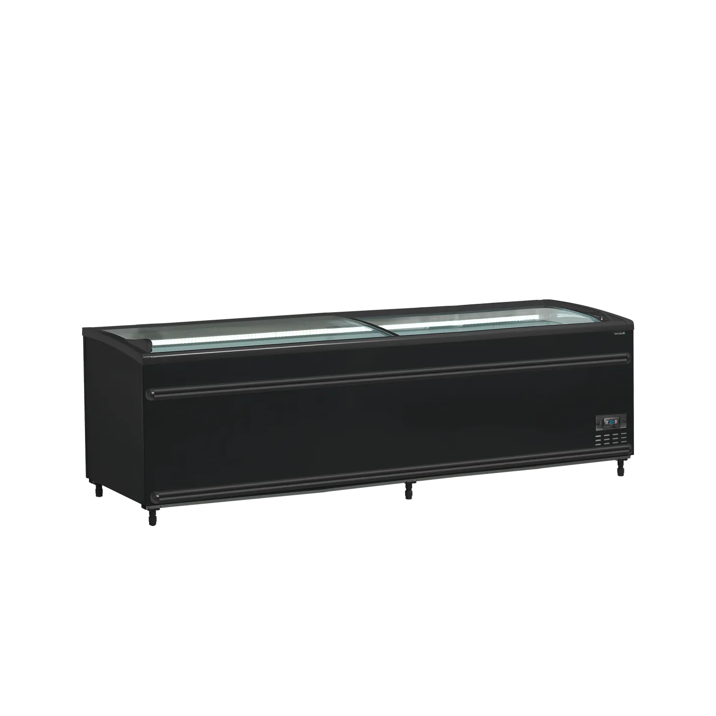 Congélateur de supermarché SFI250B-CF VS Noir 41064 TEFCOLD-mondialchr.com