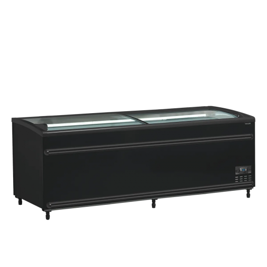 Congélateur de supermarché SFI210B-CF VS Noir 41061 TEFCOLD-mondialchr.com